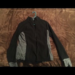 Black and Grey quarter zip